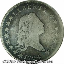 1794 50C Good 4 NGC. O-105, R.5. The pearl-gray s
