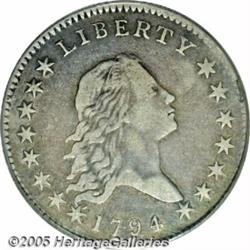 1794 50C VF35 PCGS. O-101, R.4. Most easily disti