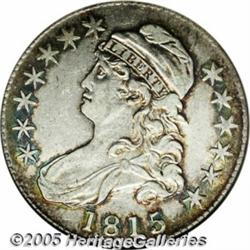 1815/2 50C XF45 ANACS. O-101, R.2. Lovely honey-g