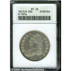 1817/3 50C XF40 ANACS. O-101a, R.2 The underdigit