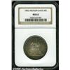 Image 1 : 1842 50C Medium Date, Large Letters MS62 NGC. WB-