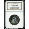 Image 3 : 1866 50C Motto PR65 Cameo NGC. Iridescent electri
