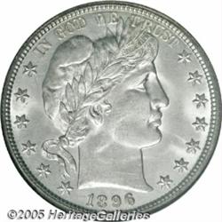 1896-O 50C MS65 NGC. The 1896-O half is an issue 