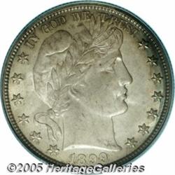 1899-O 50C MS64 PCGS. An originally toned example