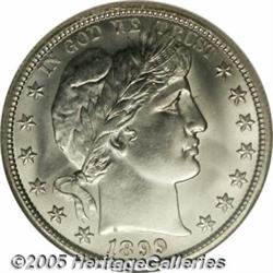 1899-O 50C MS66 NGC. A better New Orleans issue, 