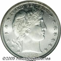 1899-S 50C MS66 NGC. The '99-S Half Dollar is a p