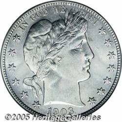 1903-S 50C MS64 PCGS. This is a sensational examp