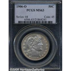 1906-O 50C MS63 PCGS. Sharply struck and mostly b