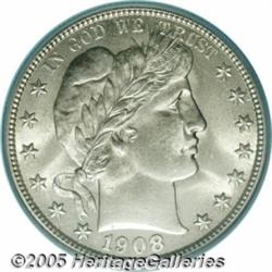 1908 50C MS65 PCGS. A scarce and underappreciated