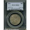 Image 1 : 1911 50C MS63 PCGS. This Barber half features gol
