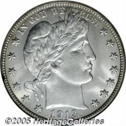 1913-D 50C MS65 NGC. While the common story in th