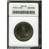 Image 1 : 1913-S 50C MS63 ANACS. Cobalt-blue and smoky-gray