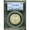 Image 1 : 1927-S 50C MS63 PCGS. Variegated light gold and i
