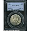 Image 1 : 1934 50C MS67 PCGS. Lightly toned throughout, ful