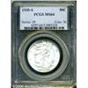 Image 1 : 1935-S 50C MS64 PCGS. Silver-gray surfaces displa