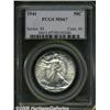 Image 1 : 1941 50C MS67 PCGS. Whispers of dappled light tan