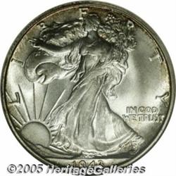 1943-S 50C MS67 NGC. An attractive coin that boas