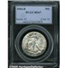 Image 1 : 1944-D 50C MS67 PCGS. Brilliant and lustrous with