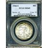 Image 1 : 1944-S 50C MS65 PCGS. Large S. Beautiful ruby-red