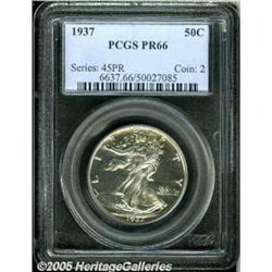 1937 50C PR66 PCGS. Exemplary surfaces of reflect