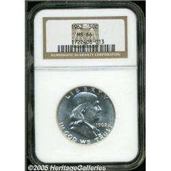 1962 50C MS66 NGC. Radiant, untoned, and virtuall