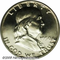 1950 50C PR65 Cameo PCGS. A premium coin for the 