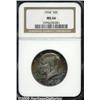 Image 1 : 1964 50C MS66 NGC. Vibrantly rainbow colored on t