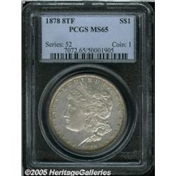 1878 8TF $1 MS65 PCGS. LIBERTY is die doubled, as