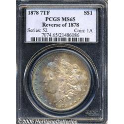 1878 7TF $1 Reverse of 1878 MS65 PCGS. Splashes o