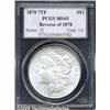 Image 1 : 1878 7TF $1 Reverse of 1878 MS65 PCGS. Satiny and