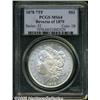 Image 1 : 1878 7TF $1 Reverse of 1879 MS64 PCGS. Silver-gra