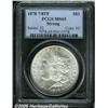 Image 3 : 1878 7/8TF $1 Strong MS65 PCGS. Tips of four feat