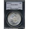 Image 1 : 1878-CC $1 MS64 PCGS. Apricot hues adorn the marg