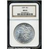 Image 1 : 1879 $1 MS65 NGC. White surfaces reveal nice lust