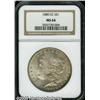 Image 1 : 1880-CC $1 MS64 NGC. Silver-gray, lustrous surfac
