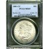 Image 1 : 1881-CC $1 MS65 PCGS. Sharply struck, with silver