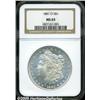 Image 1 : 1881-O $1 MS65 NGC. An exquisitely struck silver-