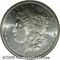 1881-S $1 MS68 NGC. The ultimate in technical qua