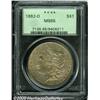 Image 1 : 1882-O $1 MS65 PCGS. Variegated apple-green and r