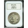 Image 1 : 1882-S $1 MS67 NGC. Whispers of lilac and golden-