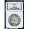 Image 1 : 1883 $1 MS67 NGC. Bright, white surfaces are lovi
