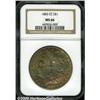 Image 1 : 1883-CC $1 MS66 NGC. Multicolored toning takes on