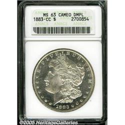 1883-CC $1 MS63 Cameo Deep Mirror Prooflike ANACS