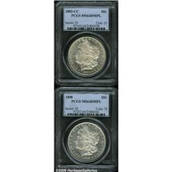 1883-CC $1 MS64 Deep Mirror Prooflike PCGS, lustr