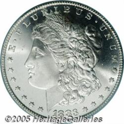 1883-CC $1 MS66 Deep Mirror Prooflike PCGS. An ex