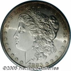 1883-S $1 MS63 PCGS. A near prooflike representat