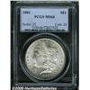 Image 1 : 1884 $1 MS66 PCGS. Wisps of tan-gray color embrac