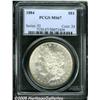 Image 3 : 1884 $1 MS67 PCGS. This Superb Gem has fully bril