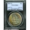 Image 1 : 1884-CC $1 MS65 PCGS. Fully struck with emerald-g