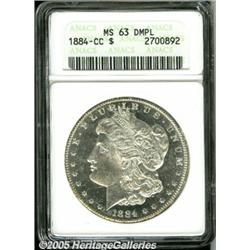 1884-CC $1 MS63 Deep Mirror Prooflike ANACS. Shar